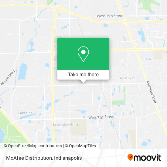 McAfee Distribution map