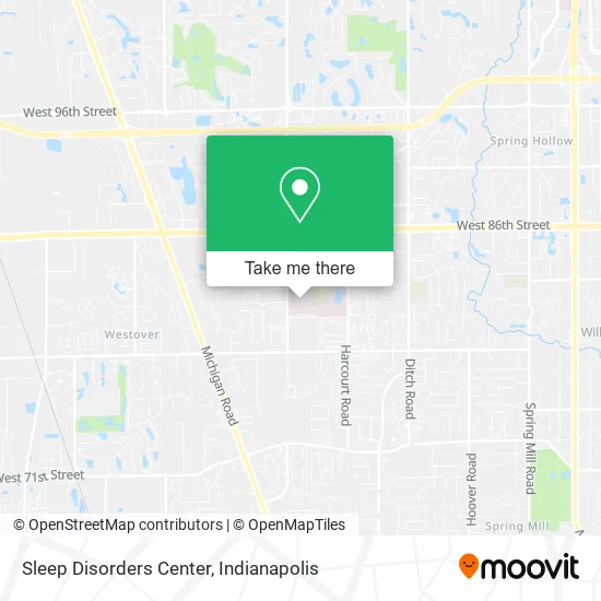 Sleep Disorders Center map