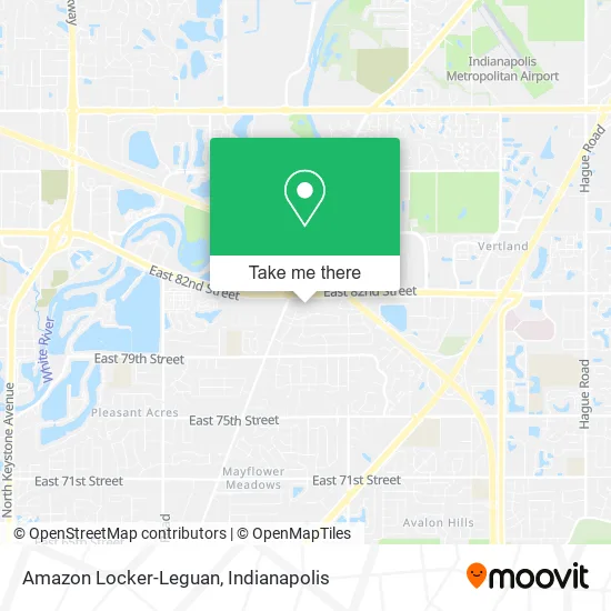 Amazon Locker-Leguan map
