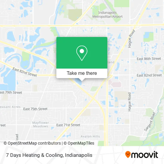 Mapa de 7 Days Heating & Cooling