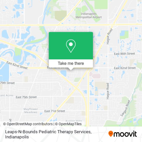 Mapa de Leaps-N-Bounds Pediatric Therapy Services