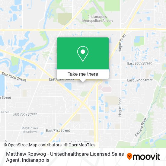 Mapa de Matthew Roswog - Unitedhealthcare Licensed Sales Agent