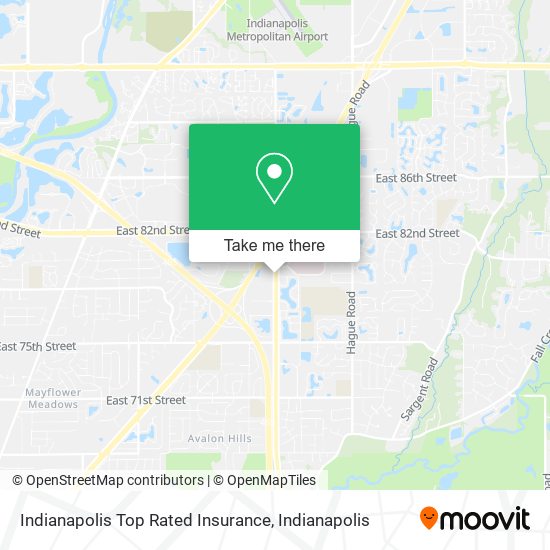 Mapa de Indianapolis Top Rated Insurance