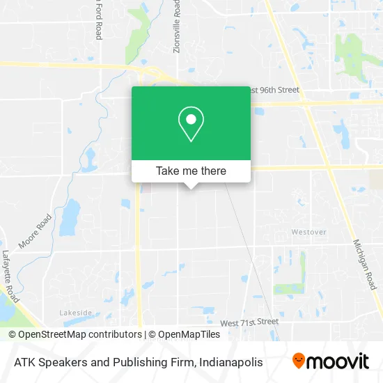 ATK Speakers and Publishing Firm map