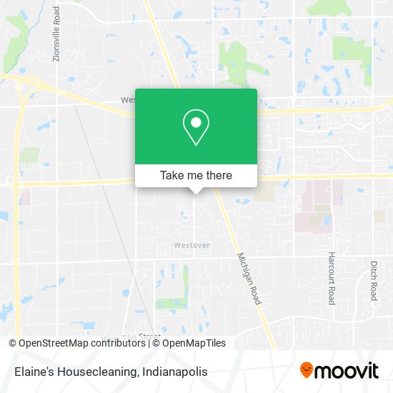 Elaine's Housecleaning map