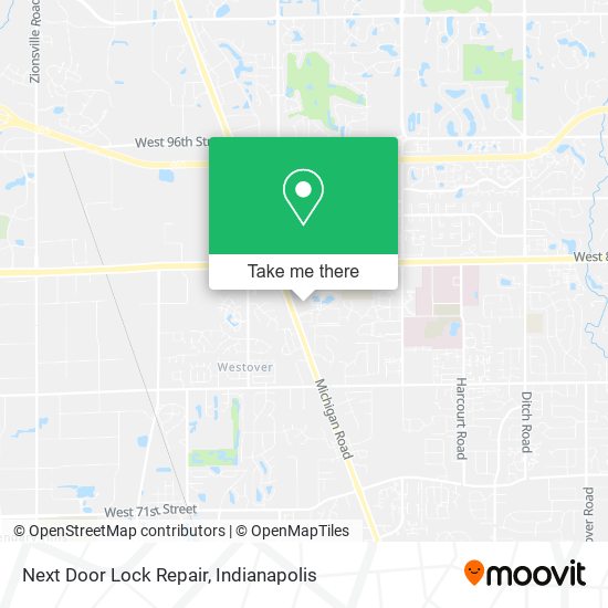 Mapa de Next Door Lock Repair