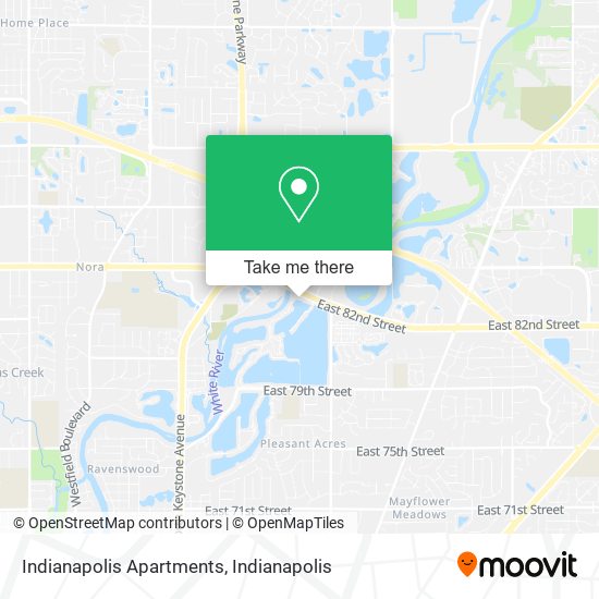 Indianapolis Apartments map