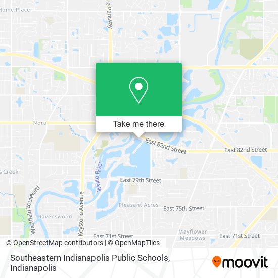 Mapa de Southeastern Indianapolis Public Schools