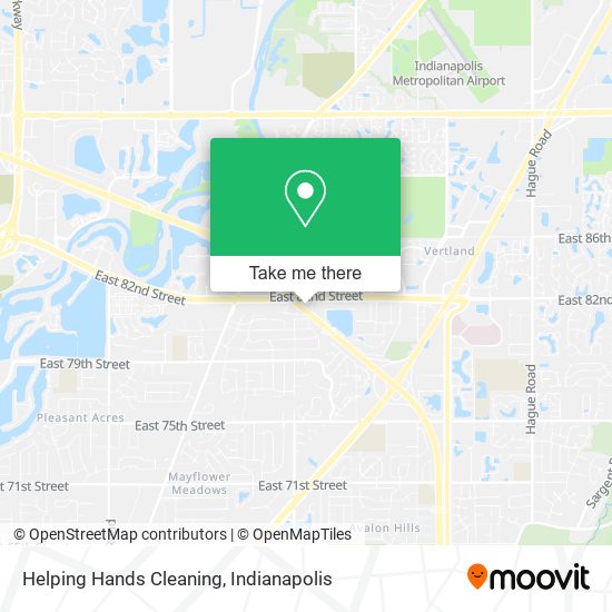 Helping Hands Cleaning map