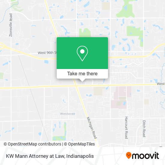 KW Mann Attorney at Law map