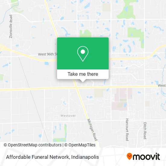 Affordable Funeral Network map