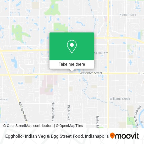 Mapa de Eggholic- Indian Veg & Egg Street Food