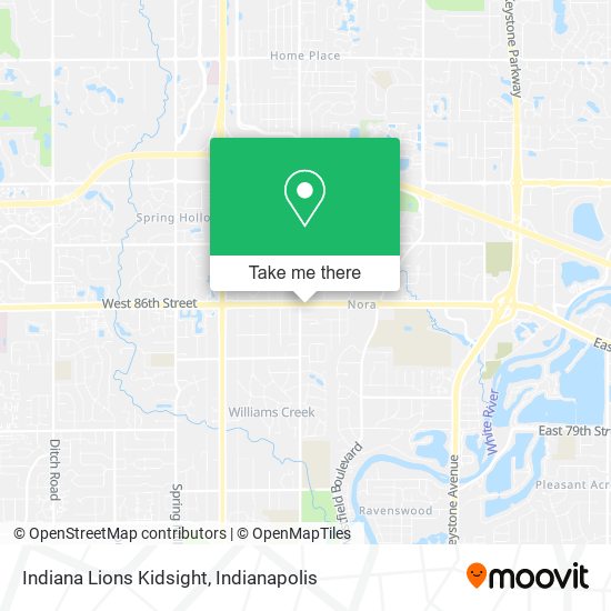 Indiana Lions Kidsight map