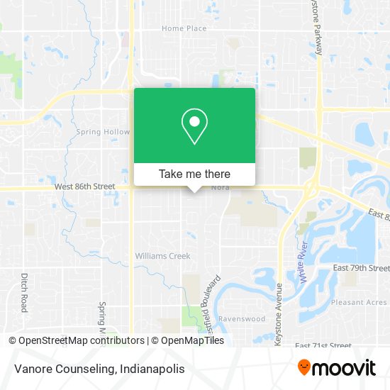 Mapa de Vanore Counseling