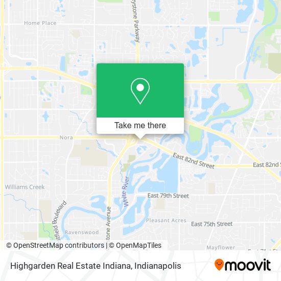 Mapa de Highgarden Real Estate Indiana