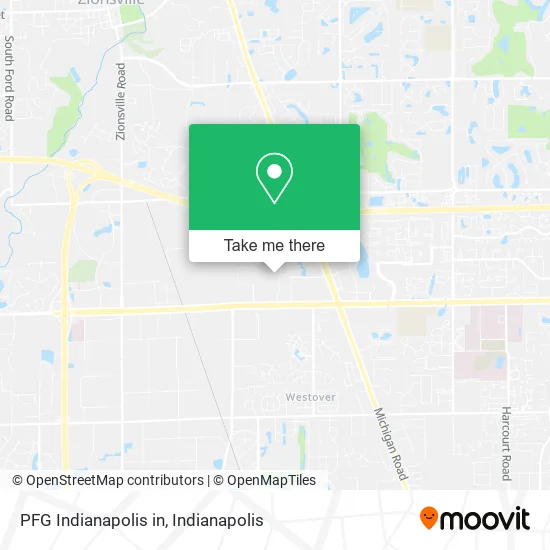Mapa de PFG Indianapolis in