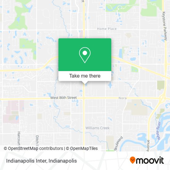 Indianapolis Inter map