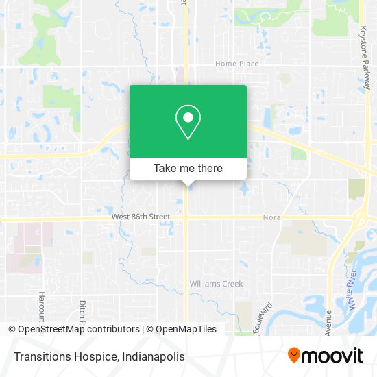 Transitions Hospice map
