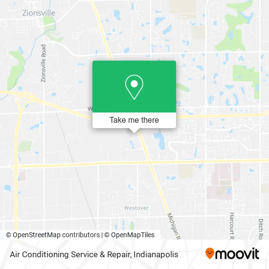 Air Conditioning Service & Repair map