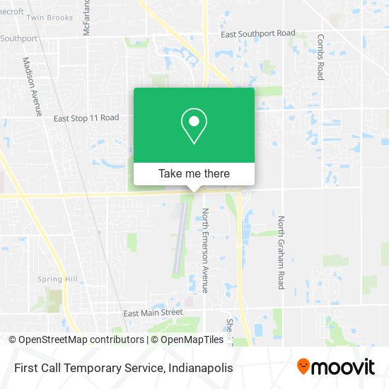 First Call Temporary Service map