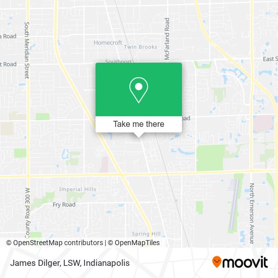 James Dilger, LSW map