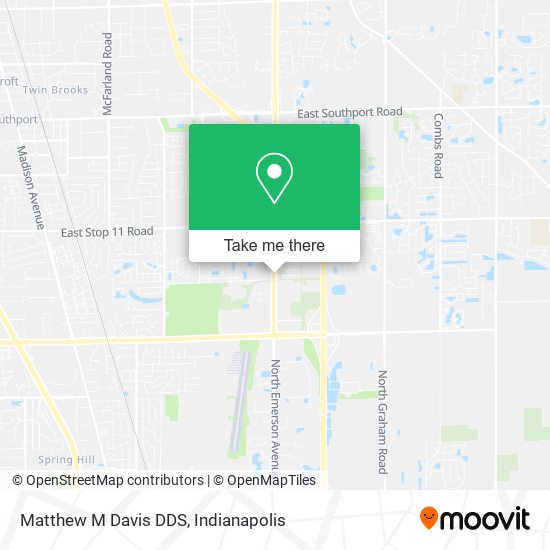 Mapa de Matthew M Davis DDS
