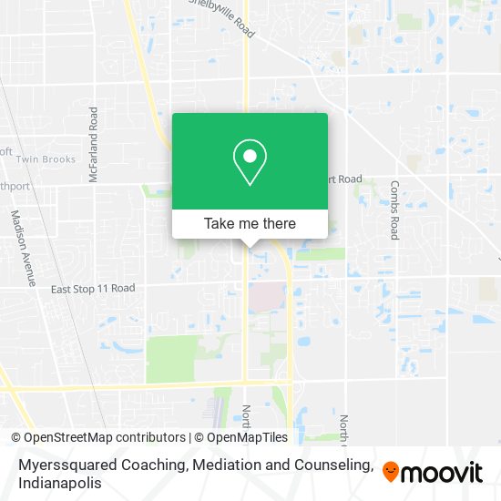 Myerssquared Coaching, Mediation and Counseling map