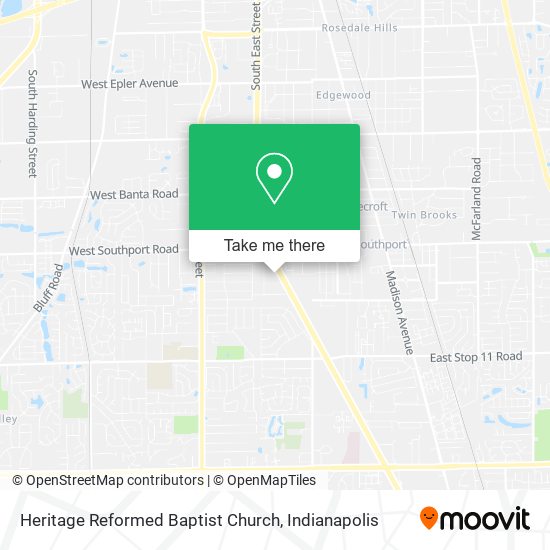 Mapa de Heritage Reformed Baptist Church