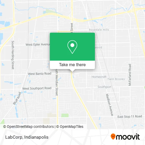 LabCorp map