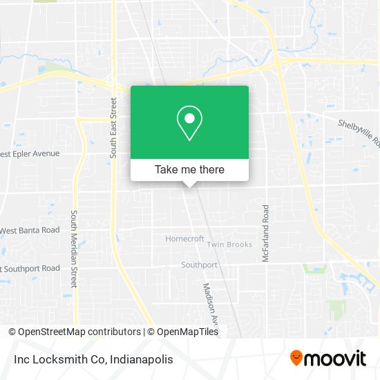 Inc Locksmith Co map