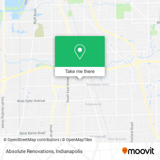 Absolute Renovations map