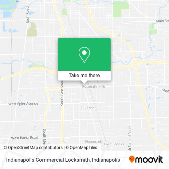 Indianapolis Commercial Locksmith map