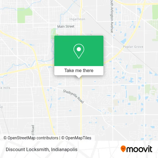 Discount Locksmith map