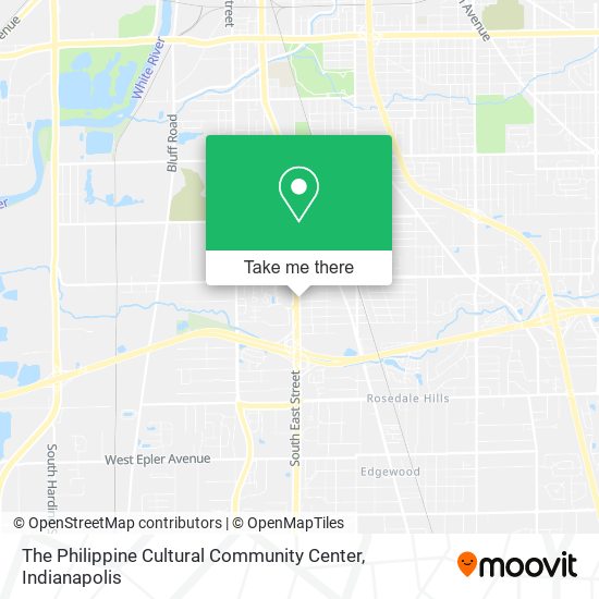 Mapa de The Philippine Cultural Community Center