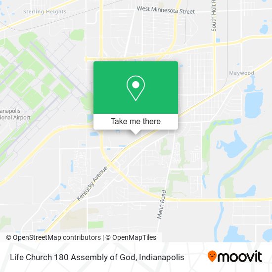 Life Church 180 Assembly of God map