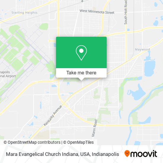 Mara Evangelical Church Indiana, USA map
