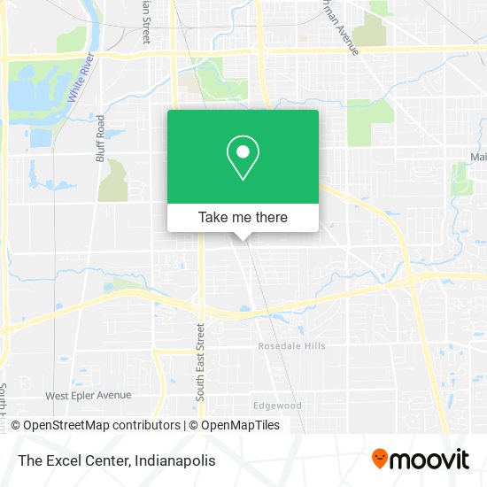 Mapa de The Excel Center