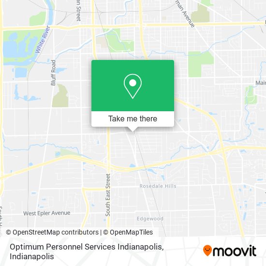 Mapa de Optimum Personnel Services Indianapolis