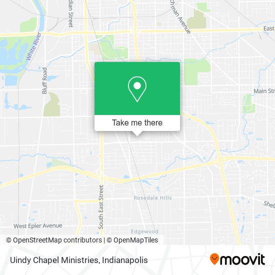 Uindy Chapel Ministries map