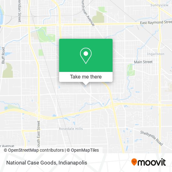 Mapa de National Case Goods