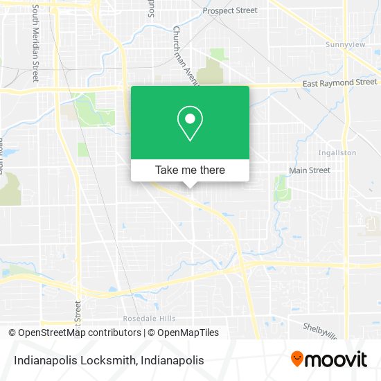 Indianapolis Locksmith map