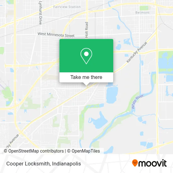 Cooper Locksmith map