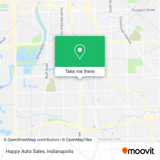 Happy Auto Sales map