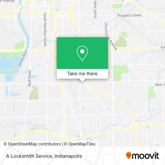 A Locksmith Service map