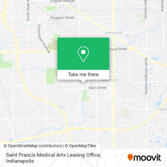 Saint Francis Medical Arts Leasing Office map