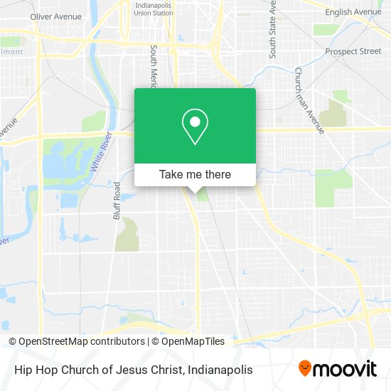 Hip Hop Church of Jesus Christ map