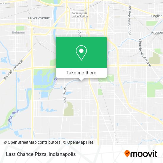 Last Chance Pizza map