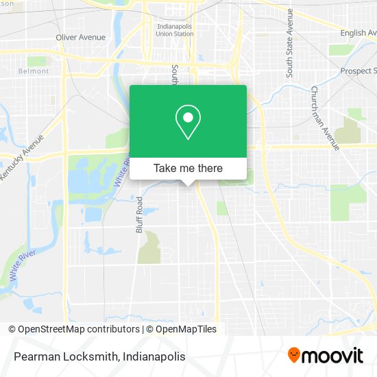 Pearman Locksmith map