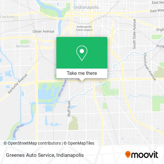 Mapa de Greenes Auto Service