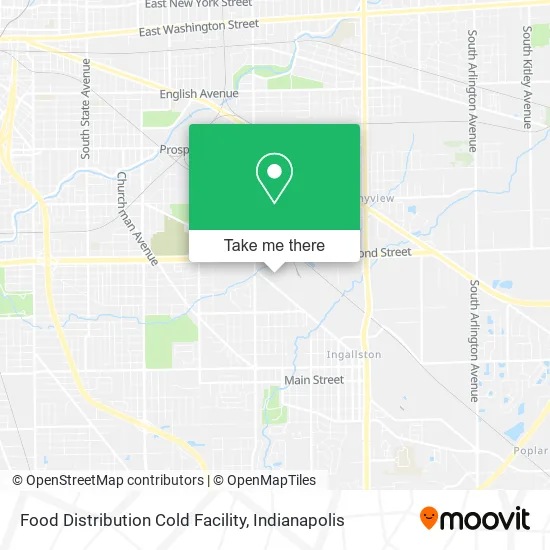 Mapa de Food Distribution Cold Facility
